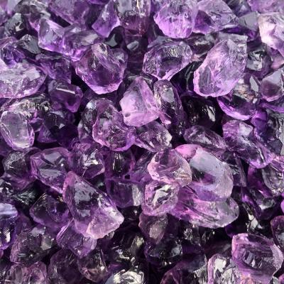 China High Quality Natural Rough Amethyst Crystal Quartz Tumbled Stone Unpolished Stone From China for sale