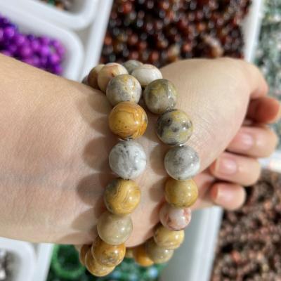 China Factory-Wholesale Europe Hot-selling Natural Agate Healing Stone Crazy Bracelets For Gifts for sale