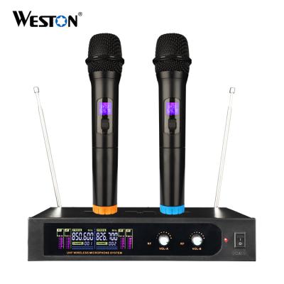 China Handheld Microphone VHF Two Way Wireless Microphone For Stage Performance, Speech, Conference, Karaoke for sale