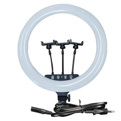 China Factory Price PORTABLE Flash Ring Light For Camera Studio Circle Selfie Ring Light Makeup Photography Dimmable 18 Inch With Remote for sale