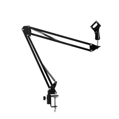 China Audio Recorder Microphone Suspension Boom Scissor Arm Stand for sale