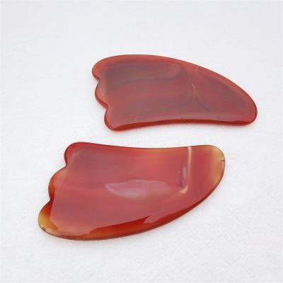 China Custom Body Crystal Stone Scraping Massage Tools Body Care Polished Jade Guasha Board for sale