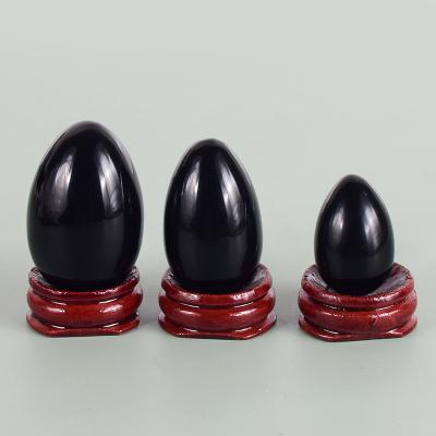 China Hot Selling Yoni Eggs Polished Smooth 3Pcs From China Amazon Set Jade Eggs Set For Women Undrilled Healing Reiki for sale