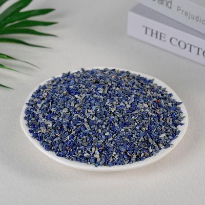 China Wholesale Natural Loose Lazulite Crystal Gravel Chakra Tumbled Stone from Europe Crystal Lot Healing Stone Chip for sale