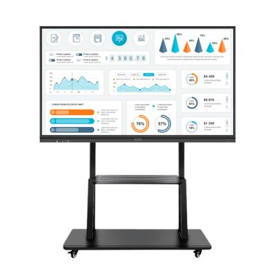 China 55 inch smart whiteboard with stand for education teaching and conference with a trolley 55 inch smart whiteboard with stand for E 55inches for sale