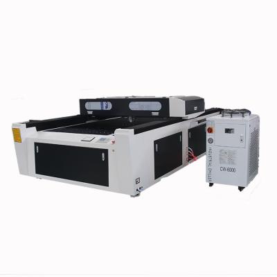 China Jinan Hot Sale 1325 CO2 500w Air Cooled Metal Nonmetal Laser Cutting Machine With Water Chiller for sale