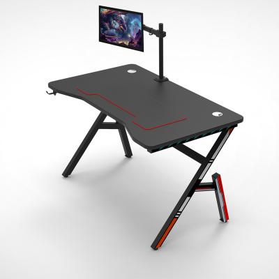 China (Height)Adjustable Gaming Table With Monitor Shelf Gaming Desktop Computer Foldable Table for sale