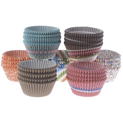 China 1000pcs Disposable Colorful Cupcake Liners Factory Price Wholesale Cheap Baking Paper Cupcake Stand for sale