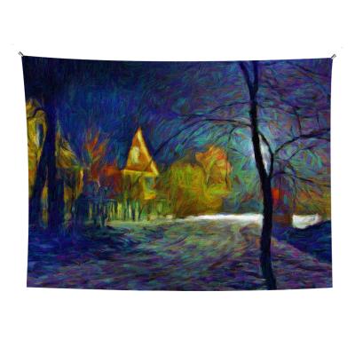 China 3D Print Traditional Bohemian Trippy Tapestry Psychedelic Tapestry Hippie Wall Hanging For Bedroom Living Room Decor for sale