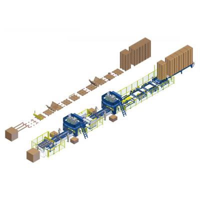 China Factory Automatic Wood Package Machinery Pallet Production Line for sale