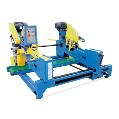 China Saifan Double End Balance Saw Machine Horizontal Wood Pallet Panel Making Machine Wood Cutting Machine for sale