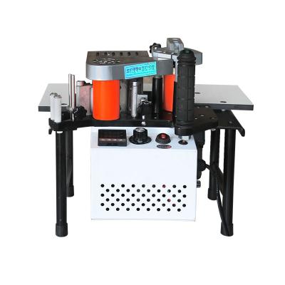 China Building Material Dual Stores HICAS HC-MINI Portable Edge Bander Glue Cover PVC Banding Machine for sale