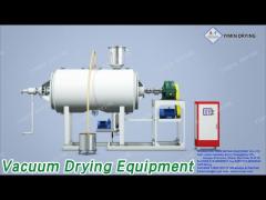 Dynamic Vacuum Drying Equipment Harrow Type 5000L Mechanical Seal