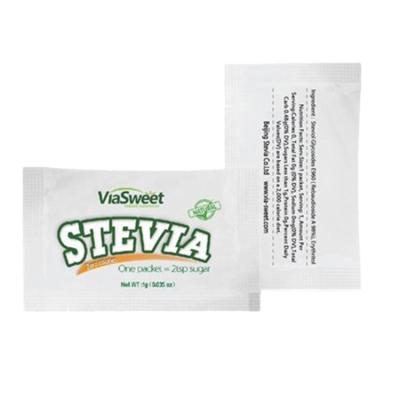 China 1g Stevia Extract Powder Sachet Stevia Sachet for sale