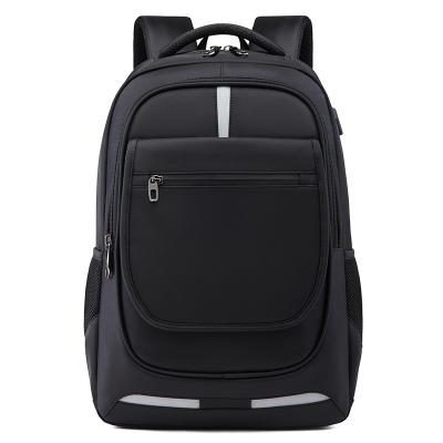 China With USB factory supplier big black men's business casual laptop backpack bagpack men for sale