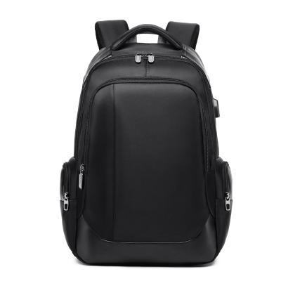 China With USB low price hot sale luxury black waterproof men's laptop backpack for business bagpack men for sale