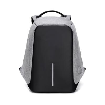 China With USB supplier professional white polyester bags waterproof backpacks with Usb bagpack men for sale