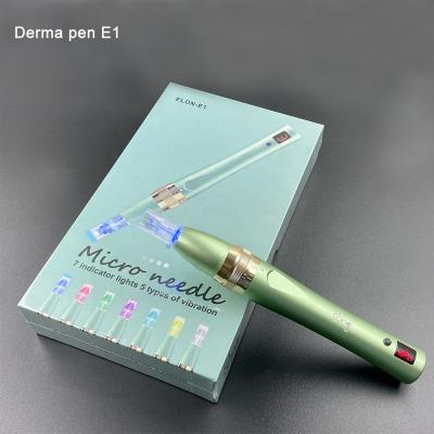 China Newest ELON-YC Derma Pen E1 Anti-Puffiness Portable Electric Derma Pen Electric Derma Pen Microneedling Removal Scar Pen Professional Home Use for sale