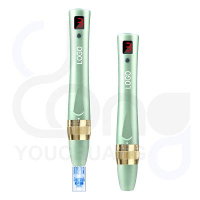 China Anti-puffiness ELON-YC drpen E1 OEM free dermapen microneedling pen micro needle pen skin care face radio dermapen needle derma pen for sale