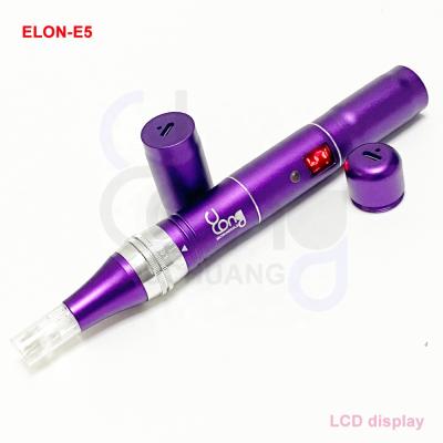 China 2021 Anti-Puffiness ELON-YC Derma Pen E5 Anti-Puffiness ELON-YC Derma Machine Microneedle Derma Pen Wireless Micro Needle Filler Teasing Nano Derma Pen for sale