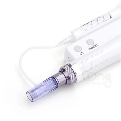 China Newest Dermapen Anti-puffiness Kit ELON-YCWholesale Auto Microneedling Pen Wireless Economic Meso Pen Professional Micro Needle Injection Pen for sale