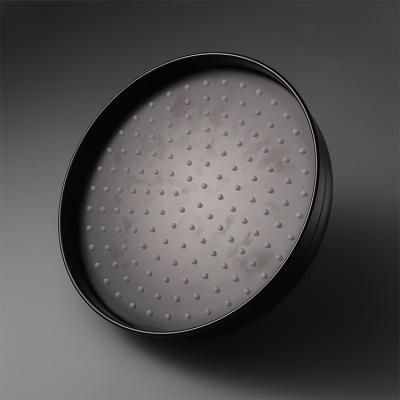 China Wholesale Hot Sale Luxury Wall Mounted Black Color Free Round Antique Brass Rainfall Shower Head For Bathroom for sale