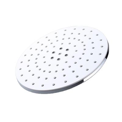 China Without Diverter Rainfall Pressure Increases Water-saving ABS Plastic Chrome Ionic Showerhead Rain Head Shower Top Design for sale