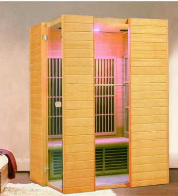 China Computer Control Panel Solid Wood Hemlock/Cedar Infrared Sauna Room Sauna Dome Red Indoor Far Infrared Capsule For Sale for sale