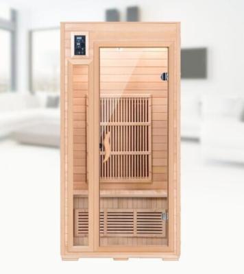 China High quality indoor computer control panel sauna room capsule with 4 person sauna dome spa for outdoor use for sale