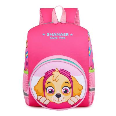 China Waterproof Children's Backpack Breathable Wear-resistant Cartoon Charge-Reducing Cute Printing School Bag For Children for sale