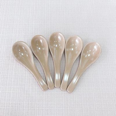 China Viable Custom Bulk Cheap Biodegradable Kids Spoon Feeder Edible Rice Spoon Cooking Kitchen Serving Spoon Set Home Utensils for sale