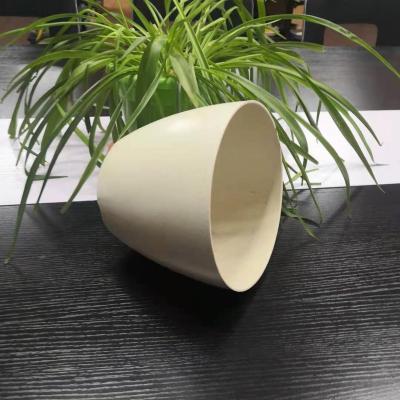 China Eco-Friendly Environment Friendly Biodegradable Bamboo Fiber Flower Pot for sale