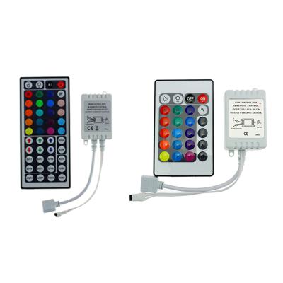 China Common Plastic CE And 5050 2835 RGB Led Strip 24key Remote Controller WIFI Controller for sale