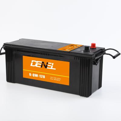 China Car engine start battery 12v165ah with battery excellent quality rechargeable battery auto maintenance free battery for sale