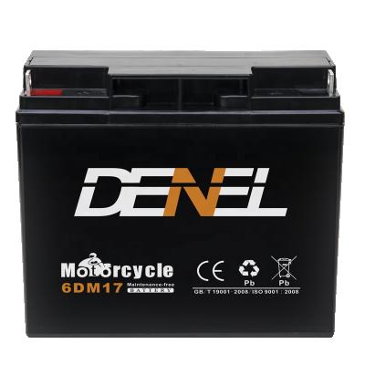 China High Quality Maintenance Free Motorcycle Starter Battery For Motorcycle Start for sale