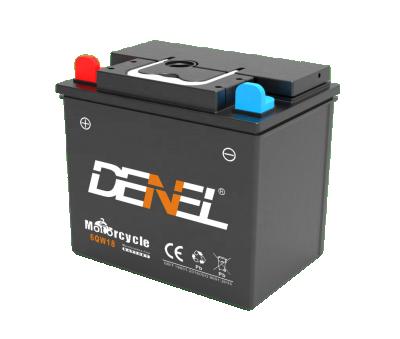 China Motorcycle DENEL Big Displacement 18AH 6QW18 Tricycle Motorcycle Battery for sale