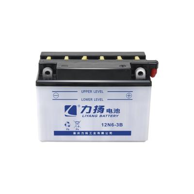 China scooter/motorbike start Liyang factory price motorcycle accessories 12v 6ah 12N6-3B ytx20l dry charged battery for motorbike for sale