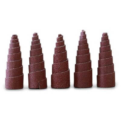 China Tapered Aluminum Oxide Cartridge Polishing Roll for sale