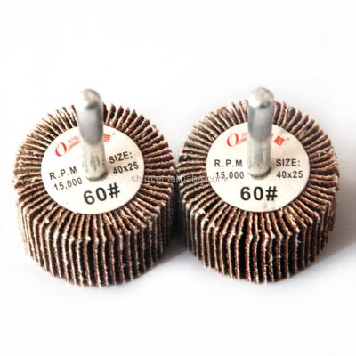 China Welding Grinding VSM Abrasives Aluminum Oxide Mounted Fin Wheels, Diameter30 x 20 x 6, Grit P60 for sale