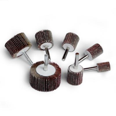 China Aluminum Oxide Abrasive Mounted Fin Wheel 15*15*6mm-80*50*6mm for sale