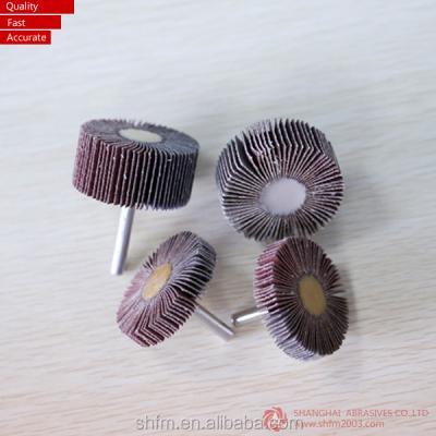 China Good Quality Abrasive Fin Wheel With Sanding Paper Aluminum Oxide for sale