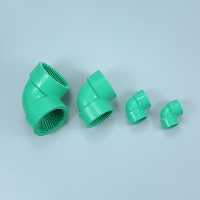 China PVC Zhejiang Factory OEM Multiple Sizes PVC Elbow Direct Supply Pipe Fitting 90 Degree Elbow Pipe Fitting for sale