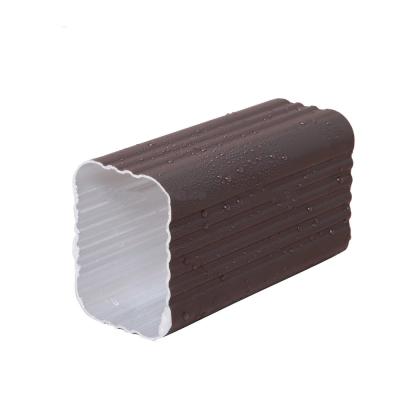 China Modern Steel Direct Covering Gutters Shifang Pipe Factory Price Direct Rainwater Gutter Fitting K Style Miter for sale