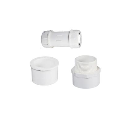 China Pipe Lines Connect Cheap Price PVC Male Threaded Adapter, UPVC Male Female Thread Pipe Fitting Adapter for sale