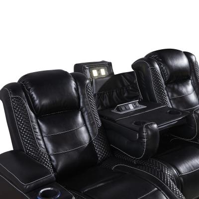 China Extendable Electric Recliner Sofa Furniture Massage Single Relax Leather PU Fabric Leisure Lounge Armchair for sale