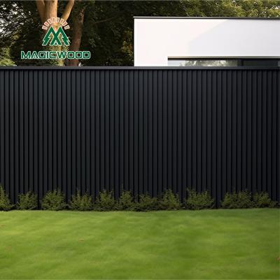 China New Arrival Anti UV Easy Assembled Backyard Villa Hotel Wpc Fence Boards Privacy Fence Panels for sale