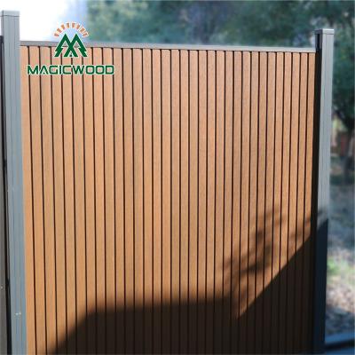 China New Fashion Design Easily Assembled Durable Anti Rotten Home And Commercial Construction Exterior Fence Panels Garden Fence Gate for sale