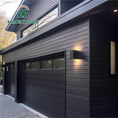 China Easy install new direct sale listing hot sale eco-friendly wood grain weather resistant wood grain wall panel wpc crack-resistant exterior for sale