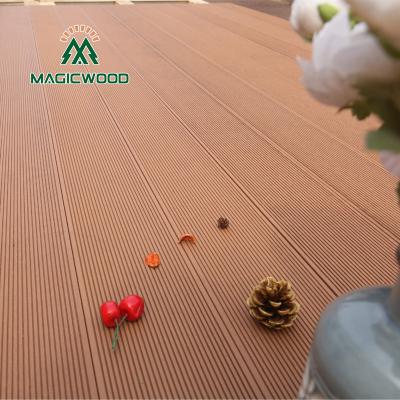 China Modern High Quality Anti-Rot Solid Wpc Flooring Modern Marine Deck Yacht Slat Wooden Deck Wood Wpc Flooring for sale