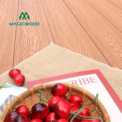 China Best quality wood grain round waterproof wear resistant anti-slip cavity engineered wpc wood flooring 3d flooring anticorrosive woods for sale